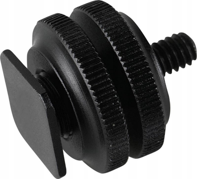 Adapter cold shoe SmallRig 1631, set 2 copë, fije 3/8" në 1/4", i zi