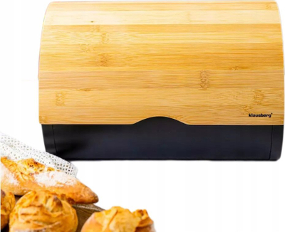 Kuti buke Klausberg KB 7712, 38 cm, bambu, kafe e zezë