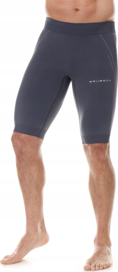 Pantallona të shkurtra sportive Brubeck Running Force, leggings, masa S, të zeza