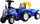 Traktor lodër me pedale A Tractor ZA3691, me rimorkio, drita dhe tingull, jeshil