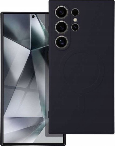Futera silikoni për telefon Samsung S24 Ultra, me MagSafe, e zezë