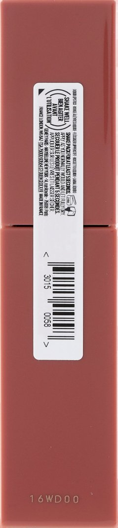 Ruj i lëngshëm Maybelline New York SuperStay Vinyl Ink 100 Charmed, qëndrueshmëri e gjatë, 4.2ml