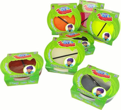 Lodër slime Leantoys DIY Paradise, 250g, set me 10 ngjyra, shumngjyrëshe