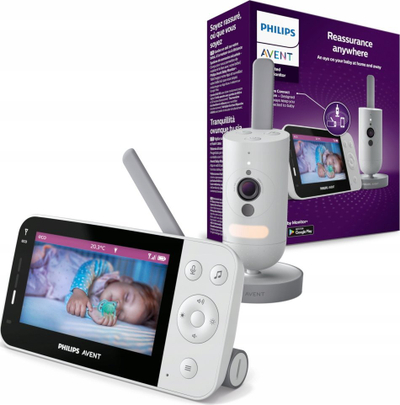 Monitor për bebe Philips Avent SCD923/26, video digjital, me WiFi, i bardhë