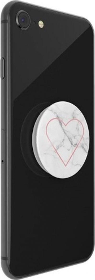 Mbajtëse telefoni PopSockets PopGrip Stoney Heart, bazë që rrëshqet, kapak që ndërrohet, me shumë ngjyra