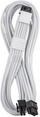 Kabllo për furnizim CableMod C-Series Pro ModMesh 12V-2x6, 16-pin në 2x 8-pin, 60cm, e bardhë
