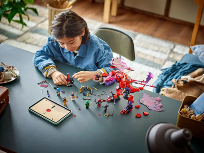 Set LEGO NINJAGO Thunderfang Dragon of Chaos, lojë ndërtimi, për fëmijë