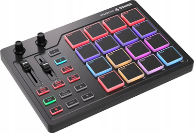 Kontrollues MIDI Donner STARRYPAD, 16 pade, USB C, i zi