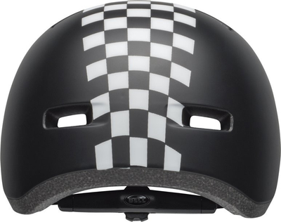 Helmçkë biçiklete Bell Lil Ripper për kalamoj, Checker Gloss, e zezë me të bardhë