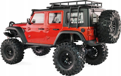 Makinë me telekomandë Amewi AMXRock Crosstail Crawler, 4x4, shkalla 1:10, e kuqe