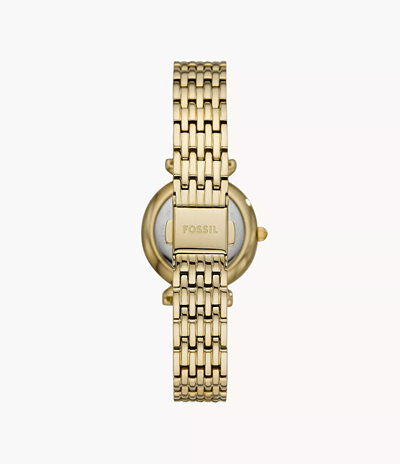 Orë dore për femra Fossil Carlie Mini ES4735, e artë