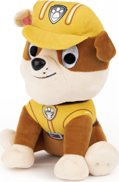 Lodër pelushi Spin Master Gund Paw Patrol Rubble, 23 cm, e verdhë