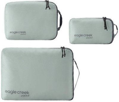 Set organizues udhëtimi Eagle Creek Pack-It Isolate Cube, 3 copë, i tejdukshëm, gri