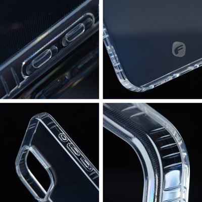Këllëf telefoni Forcell F-Protect për Samsung A14 4G / A14 5G, transparent, silikon
