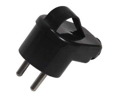 Prizë Opal WT-16Z, këndore e çmontueshme, 16A 250V, me dorezë, e zezë