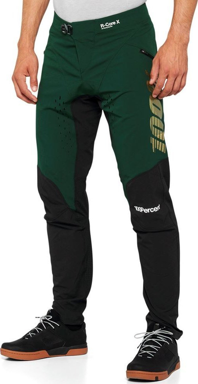 Pantallona çiklizmi 100% R-CORE X Limited Edition, për Enduro MTB, masa 30, jeshile