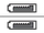 Kabllo SATA për HDD e SSD, 45 cm, lidhës standard, e zezë