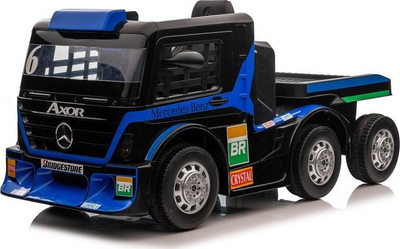 Makina elektrike për kalamoj Lean Cars Mercedes XMX622B, me gjysmë rimorkio, ekran LCD, navy blue