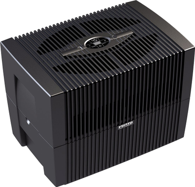 Pastrues ajri dhe lagështues Venta LW45 Comfort Plus, 80 m², rezervuar 10 L, i zi