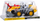 Makina lodër ndërtimi Backhoe Loader, 35 cm, kovë e lëvizshme, plastike