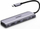 Stacion dokimi Ugreen CM195, USB C 6 në 1, HDMI 4K, PD 100W, gri