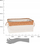 Shportë për rregullim gjanash Home Styling Collection, tekstil, 36 x 25 x 17 cm, gri