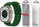 Rrip ore Yesido WB21 për Apple Watch, silikon 42/44/45mm, i gjelbër