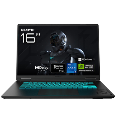 Laptop gaming Gigabyte A16 CWHI3CZ894SH, 16", i7-13620H, RTX 5070, 16GB RAM, 1TB SSD, i zi