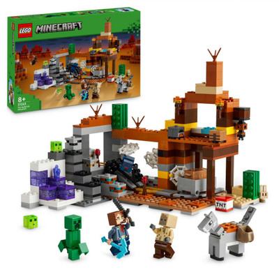 Set ndërtimi LEGO Minecraft Doll from Badlands 21263, lodër për lojëra me mend për kalamajtë