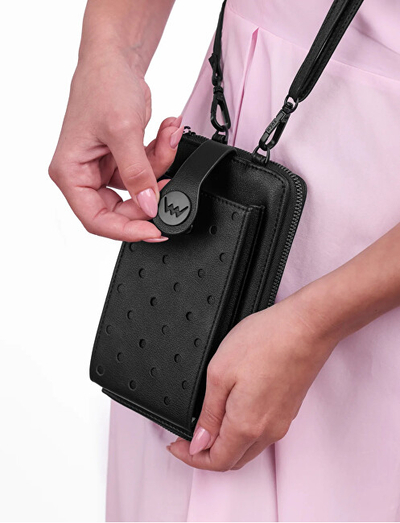 Kuletë crossbody për femra Vuch Philly, e zezë