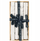 Set naperonash tavoline Home Styling Collection, 4 copë, pambuk 48x33 cm, gri