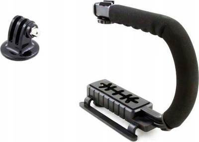 Dorezë stabilizuese Xrec X-grip për kamera aksion dhe DSLR, e zezë