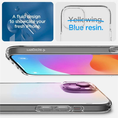 Mbulesë telefoni Spigen Crystal Flex, për iPhone 15 Plus, TPU fleksibël, transparente