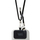 Rrip telefoni Karl Lagerfeld Universal Crossbody, najlon, i rregullueshëm, i zi