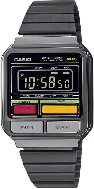 Orë dore Casio A120WEGG-1B, e zezë