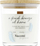 Qiri aromatik Nacomi Soy Candle Home Fragrances, fitil druri, 140g, i bardhë