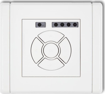 Kontrollues roletash Karlik FLEXI FSR-1, elektronik, 500 W, i bardhë