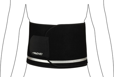 Rrip belit Avento Sauna Waist Trainer, neopren, madhësia S M, i zi