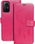 Kapak telefoni Omni Mezzo, tip libër, për Xiaomi Redmi Note 12S, mbyllje me magnet, magenta