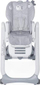 Karrige e naltë Chicco Polly 2 Start, 91-110 cm, me rrota, gri çeliku