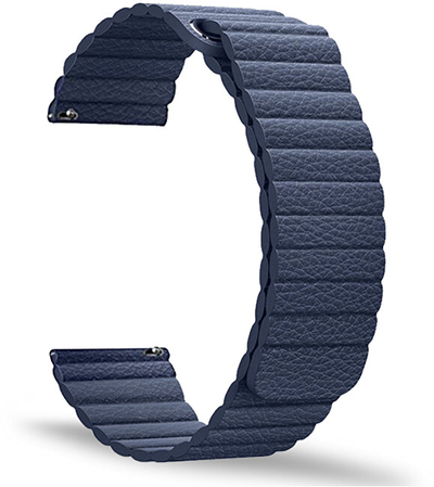 Rrip për orë klasike 4wrist Midnight Blue, 22 mm