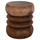 Tabure cilindrike BELLOWS HM9910, dru masiv suar, 40x45 cm, natyral