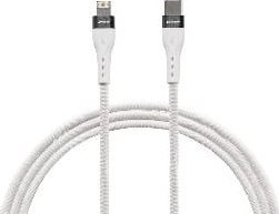 Kabllo Tracer USB C në Lightning, 1m, e bardhë