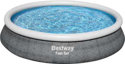 Pishinë Bestway Fast Set 457 x 84 cm, 9677L, gri