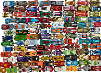 Lodër makinë Hot Wheels, 1 copë, shumëngjyrëshe