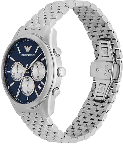 Orë klasike për meshkuj Emporio Armani Antonio AR11582, e argjendtë