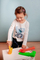 Set lodrash Hencz Toys Soft Pastel Tools, material i butë, shumëngjyrëshe pastel
