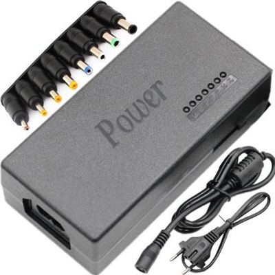 Adapter universal për laptop, 120W, 12 24V, i zi