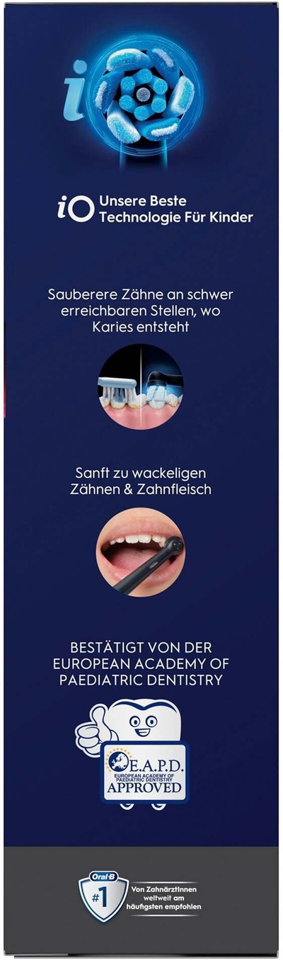Електрична четка за заби Oral-B iO Kids 6+, со кутија за патување, дизајн Spiderman, шарена