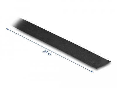 Shirit tekstili Delock 20911, 25 m, 25 mm, i zi